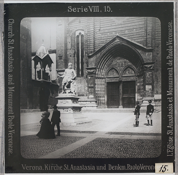 Vorschaubild Verona: Santa Anastasia, Portal und Denkmal Paolo Veronese 